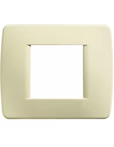 Lune - assiette ivoire 2p